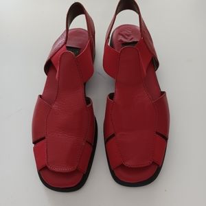 Fisherman Sandals Red